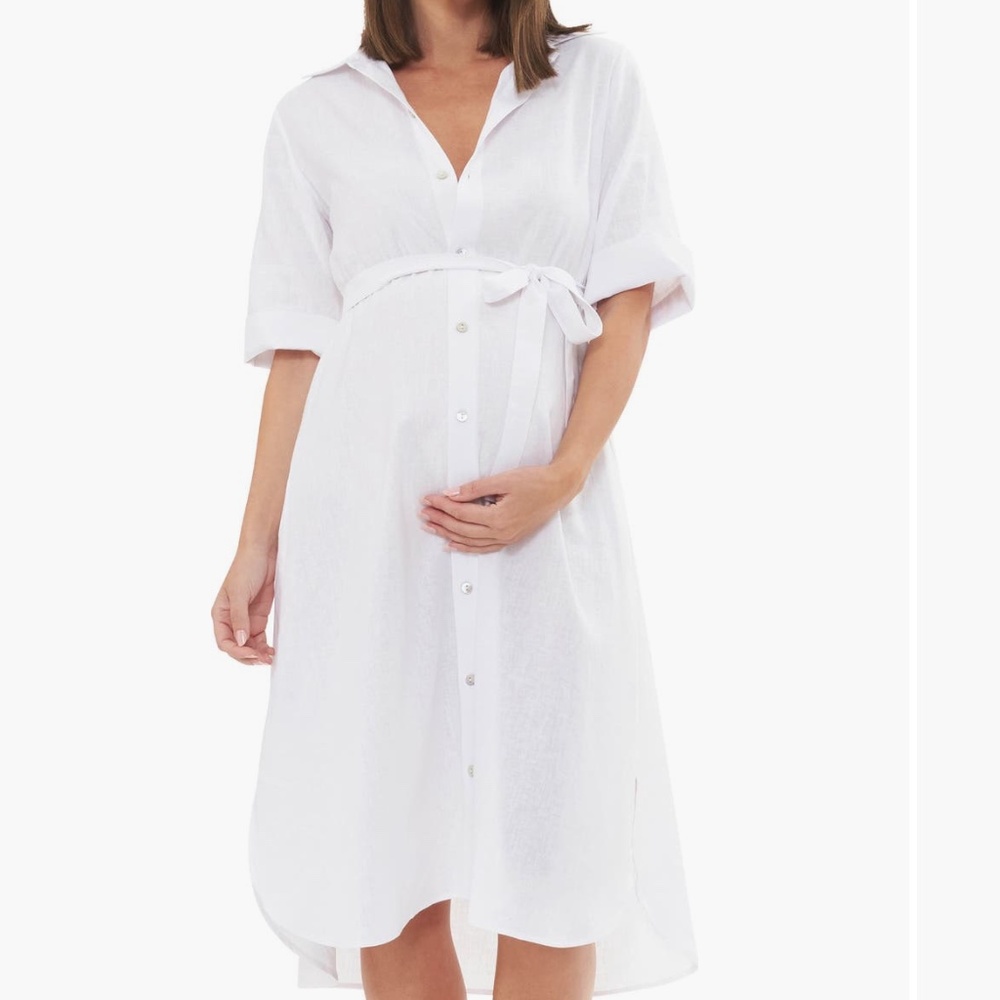 Maternity dress white